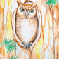 Screechie the Owl | Watercolor Class | Jun 8th